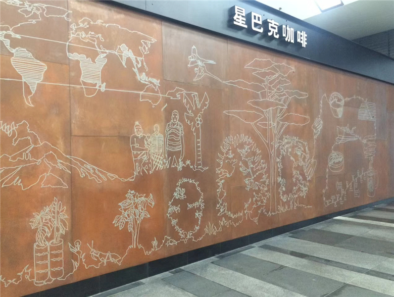 迁西耐候钢幕墙