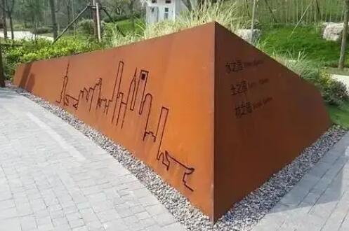 迁西耐候钢挡土墙